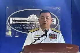 055大驱停门外不走了，马科斯亲自坐镇菲军总部，绝不许开第一枪图片