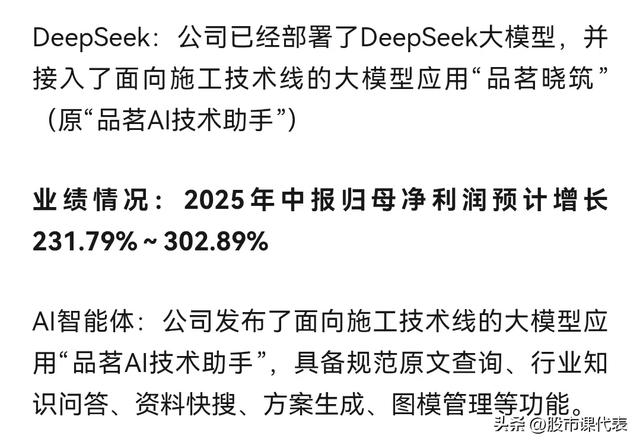 暴涨1534％！DeepSeek赋能10家中报高增AI智能体企业