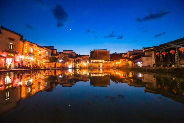 皖南宏村秋意浓，月沼风荷，南湖书声，时光在此温柔地停顿