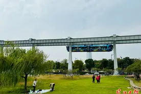 空轨日均客流量1.5万人！国庆假期遇上武网，光谷成武汉旅游新高地图片