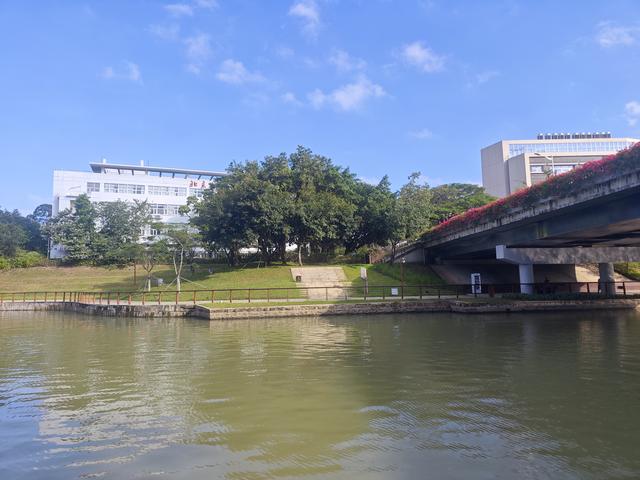 从学苑大道入大沙河绿过大学城后进深圳弯公园流花山景点【高清】