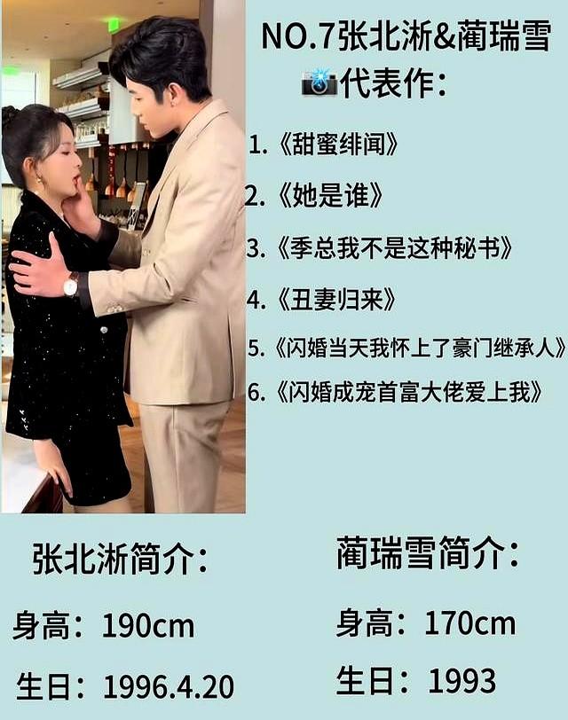 短剧真情侣大曝光！何聪睿刘念真谈了，这一对cp直接官宣结婚