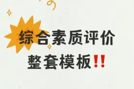 高中阶段综合素质评价填写，整套模板图片
