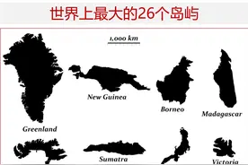 世界上最大的26个岛屿比较，为什么澳大利亚不是一个岛屿？图片