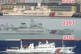 中国海警五舰齐发，金门海域已成铁桶！台海巡船须接受我海警管理图片