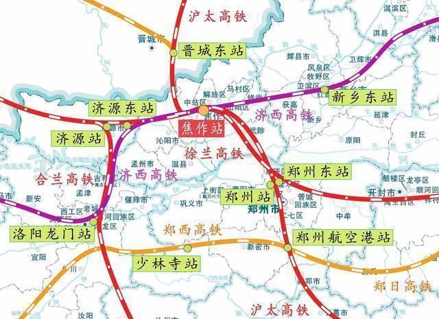 河南郑州南站刚开工，第五座主站就来了，还有一条450高铁对上