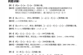 绝对值最值四大模型，一次讲透彻图片