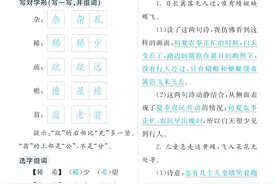 部编四年级下册语文，1-8单元每课《七彩课堂》核心考点清单图片
