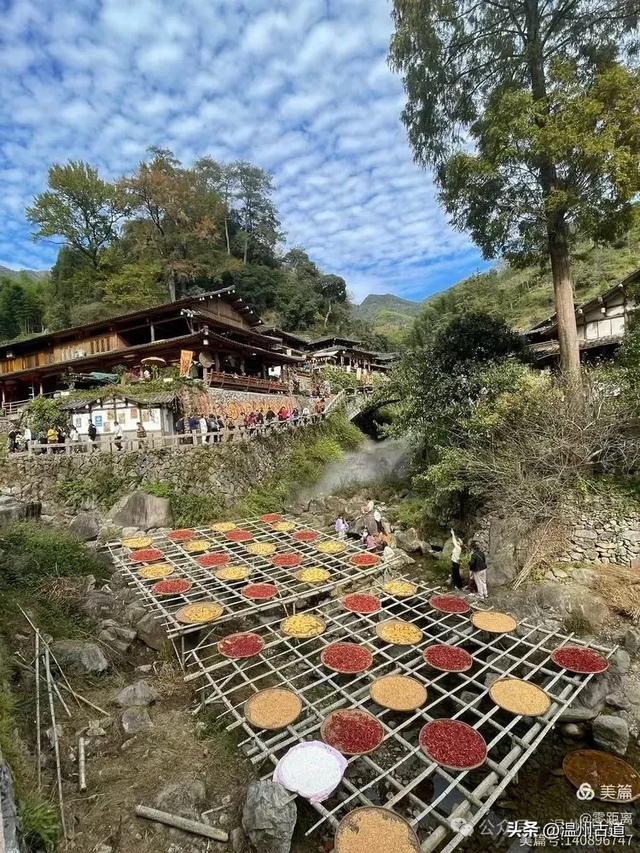 醉美林坑晒秋!这条连接两个避世古村落的省一级古道,周末可走起