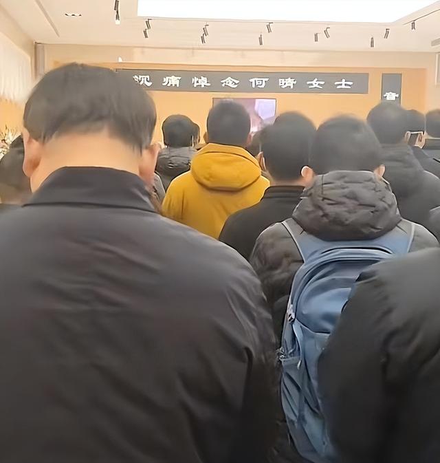 何晴葬礼举行！儿子手捧骨灰，遗像曝光惹泪目，廖京生现身送别