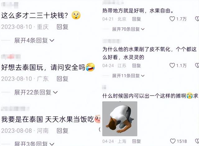 泰国大量水果腐烂，因为摊上的一句中文，中国游客：自己留着吧