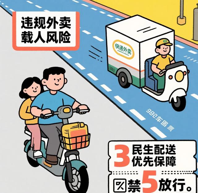9月1日起，电动车、摩托车、三轮车上路“3禁5放行”，处罚明确了