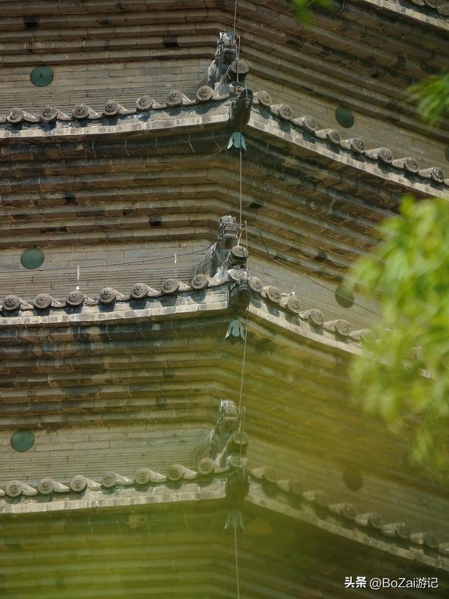 辽塔塔刹战火毁，参照辽工复原铁刹，锦州古城标历史