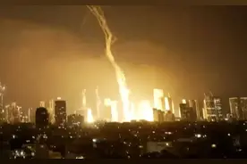 美两路人马千里驰援以色列，伊朗承认防守不力，德黑兰人民大逃亡图片