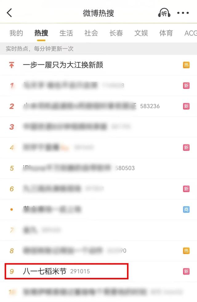 8·17稻米节登上热搜！长白山，你暖到我了！