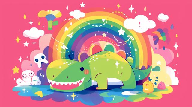 原创儿童绘本故事《小鳄鱼的星际探险》