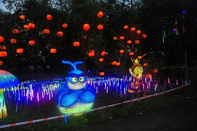 桂林:首届非遗千灯游园,光影艺术璀璨盛宴!