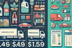 中国大陆 vs. 中国台湾物价对比（2025年参考）图片