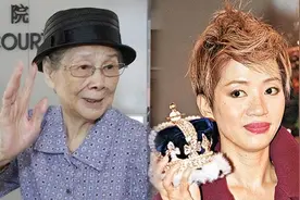 梅艳芳母亲庆祝百岁生日，长子缺席，梅启明：我花的钱还不如狗多图片