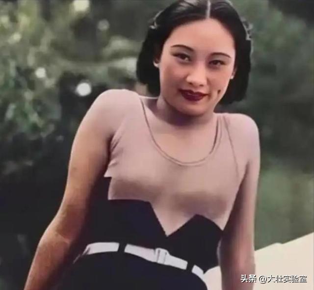 戴笠幽禁3年的胡蝶有多美？私房照略显微胖，但一颦一笑妩媚多姿
