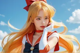 AI 真人化下的美少女战士爱野美奈子：永恒的优雅魅力图片