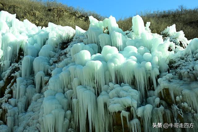 虎峪冰瀑：山谷里的冬日秘境、现实版的冰雪奇缘