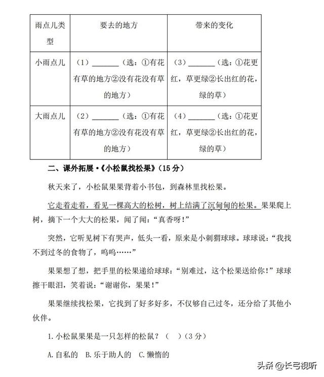 2025-2026瀛﹀勾缁熺紪鐗堜竴骞寸骇璇枃涓婂唽鏈熸湯澶嶄範鎻愰珮鍗凤紙鍚瓟妗堬級