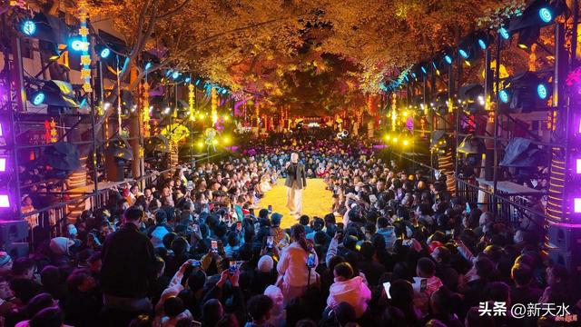 光影璀璨+演艺添彩！秦州黄金大道夜间魅力拉满