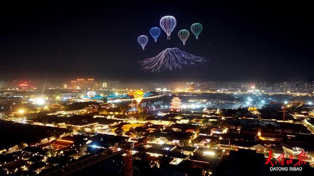辉煌灯火映古都！夜色下的大同，谁能不爱~