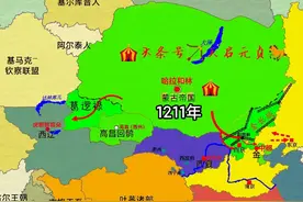 蒙古帝国版图变迁（下）：横扫亚欧大陆，饮马多瑙河畔图片