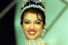 印度顶级美女普丽扬卡：高种姓，闪婚小10岁美国歌星，胖出幸福肥图片