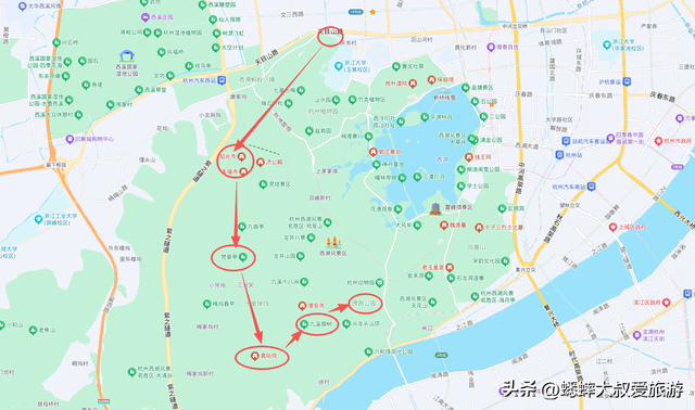 来一场杭州“秋日征程”吧，贯穿西湖群峰18公里，一路立体长画！