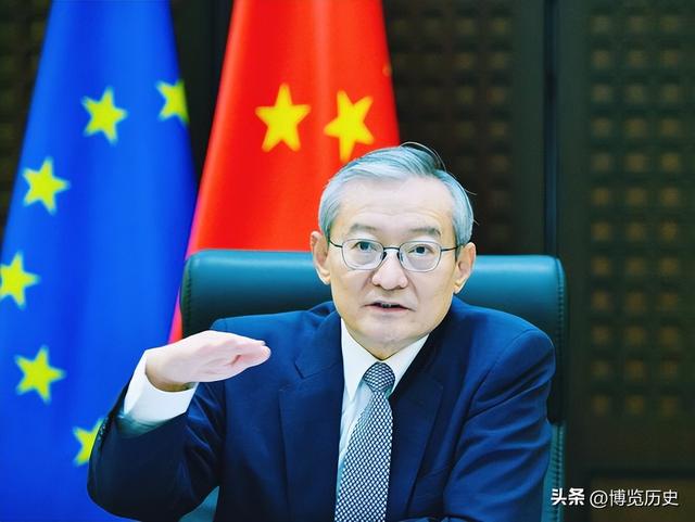 解放军强势压制，萧美琴飞离欧洲，返台前留下2句话，态度很嚣张