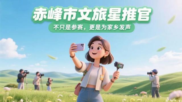 赤峰喊你来当文旅星推官！报名通道今日开启！