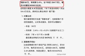 Deepseek帮你算出消费贷7年50万利率2.4你一个月还多少？图片