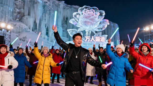 零下30℃杀疯了！哈尔滨20米冰瀑玫瑰刷屏 古人玩冰居然比咱还野？