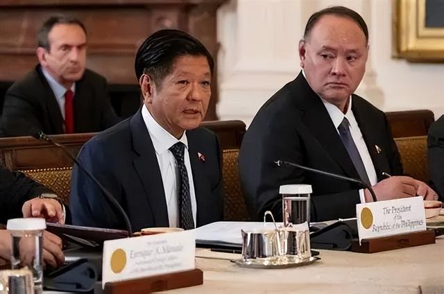 小马科斯消失4天，现身后的第一件事，竟是给驻菲大使告别送行