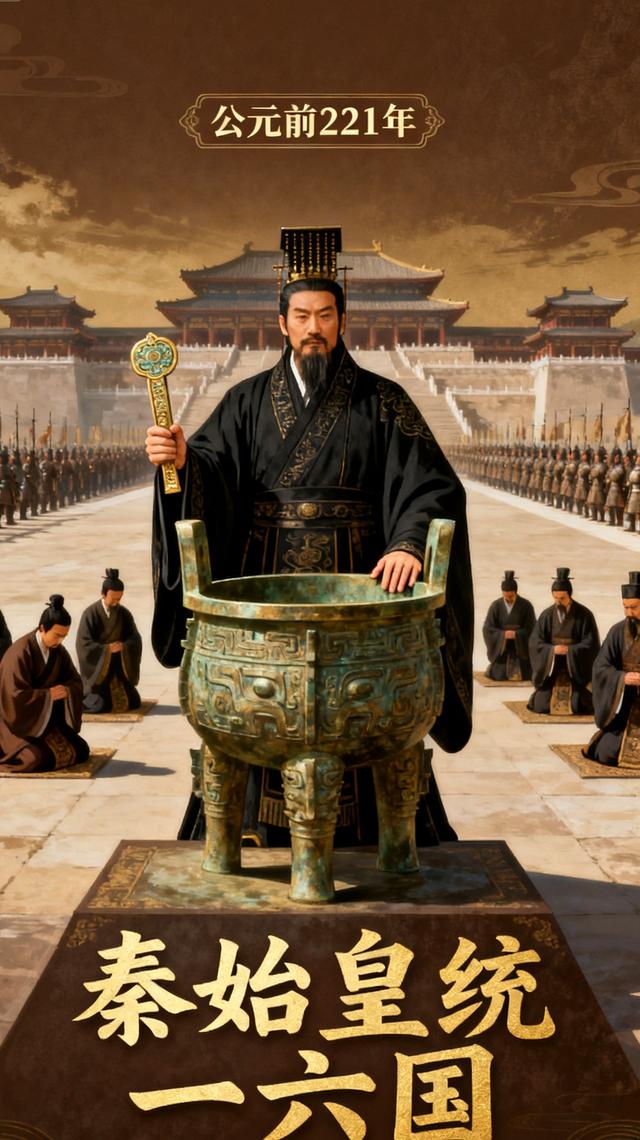秦始皇统一六国秦始皇在公元前221年完成了全国的统一
