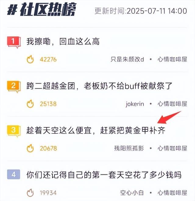 DNF：天空自选礼盒成“白菜价”了！4套最值得拿下，黄金套火了