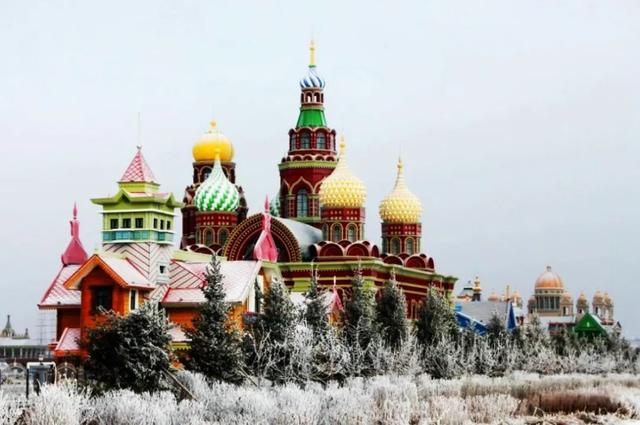 冬季呼伦贝尔海拉尔、阿尔山、满洲里、根河不冻河、漠河、北极村