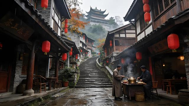 大美中国初冬行，山城叠翠，雾都生辉！