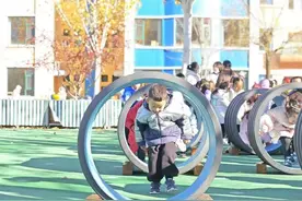 乐运动，悦健康——利津县第三实验幼儿园开展趣味户外运动图片
