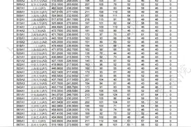 上海市2025年本科艺体类甲批次平行段院校专业组投档分数线公布图片