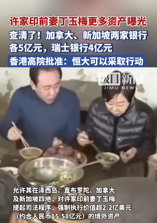 开始清算？逃到英国两年，许家印前妻再迎2大噩耗，儿子也遭牵连