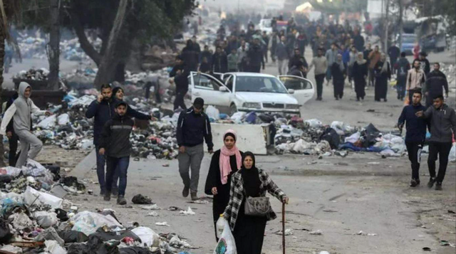 加沙人烧垃圾做饭，停火期救援仍受阻，过冬物资被卡关口