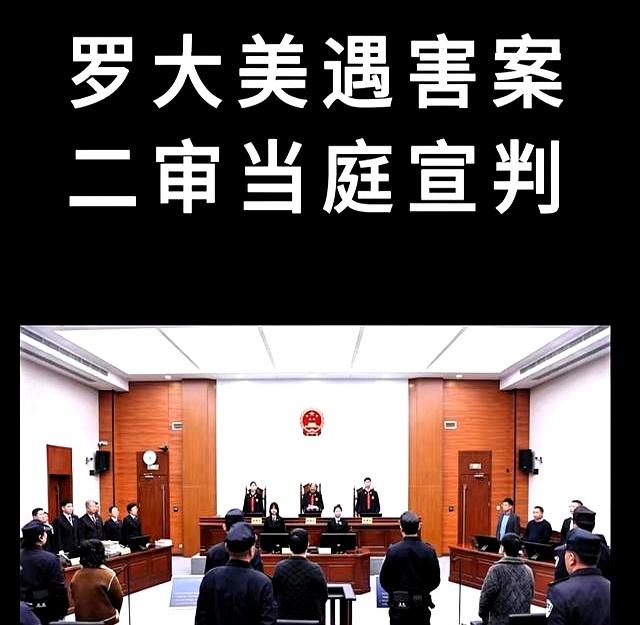 罗大美案终审！主犯死刑，父亲一句话让全网破防：我们等到了