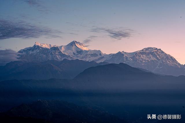 尼泊尔摄影之旅（13）——博克拉观喜马拉雅山日出
