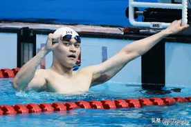 祝贺！孙杨复出首战夺冠图片