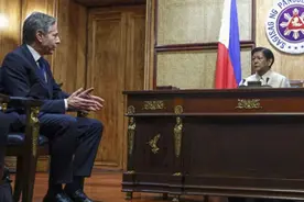 丢掉中业岛的台湾地区，派记者搭乘菲巡逻艇前往中业岛，毫无底线图片