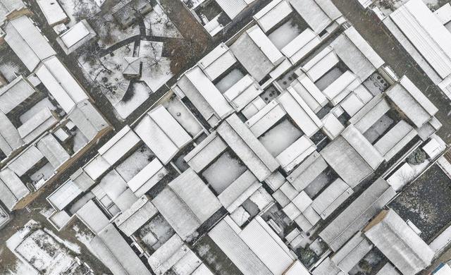 山西襄汾高清雪景大图